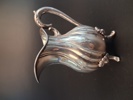 Kaffeservis. silver, 3 delar, 1550 gram, Rokokostil.