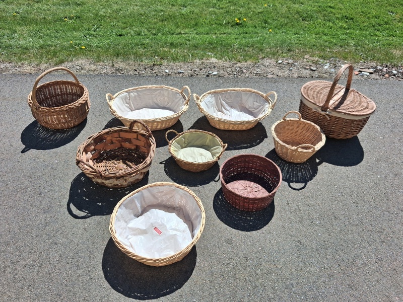 Diverse korgar.