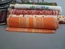 Diverse textil & nysilver m.m.