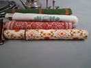 Diverse textil & nysilver m.m.