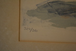 GUSTAV RUDBERG. Litografi, signerad & numrerad 324/360.