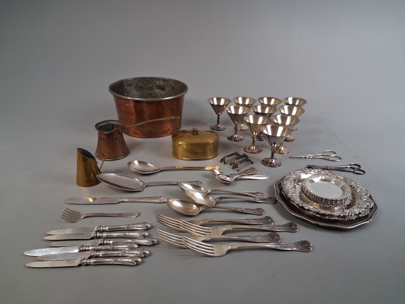 Diverse Nysilver, Koppar & Mässing.