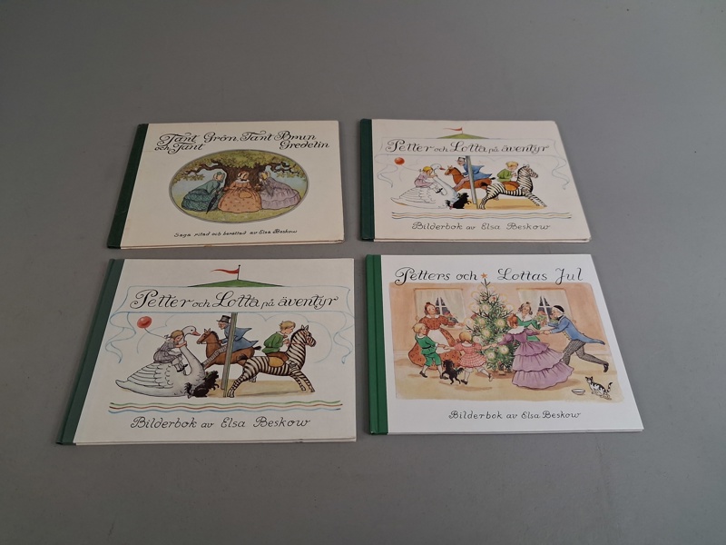 4 Böcker Elsa Beskow.
