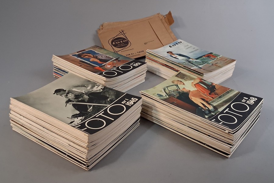 Äldre fotokataloger. "FOTO", 1940, 1950 & 1960-Talet.