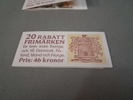 40 Postfriska rabattfrimärken, Nominalvärde 1760kr.