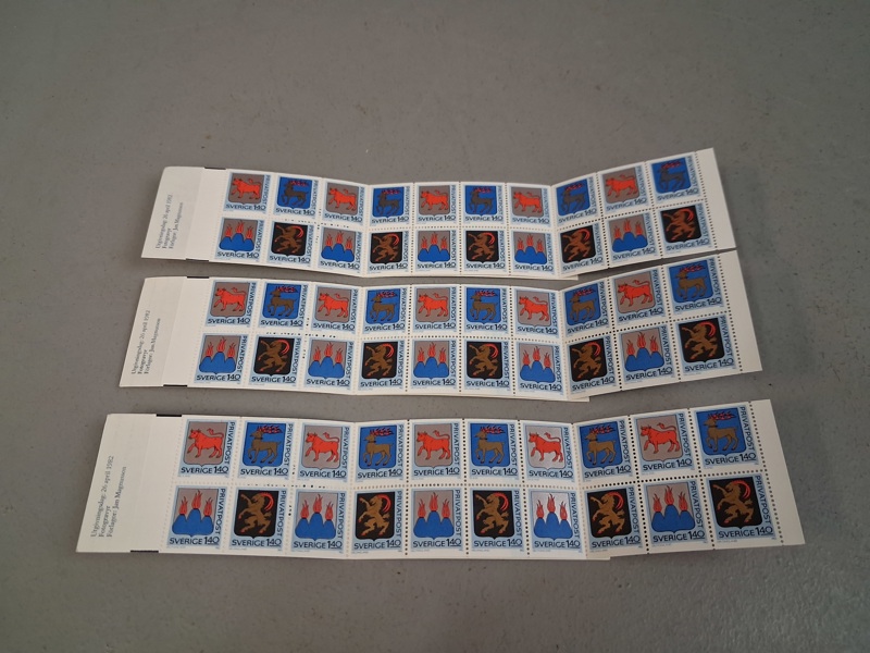 60 Postfriska rabattfrimärken, nominalvärde 2640kr.
