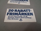 60 Postfriska rabattfrimärken, nominalvärde 2640kr.
