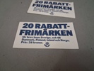40 Postfriska rabattfrimärken, Nominalvärde 1760kr.