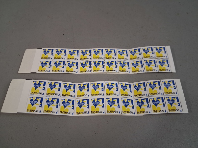40 Postfriska rabattfrimärken, Nominalvärde 1760kr.