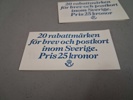 40 Postfriska rabattfrimärken, Nominalvärde 1760kr.