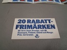 80 Postfriska rabattfrimärken, Nominalvärde 3520kr.