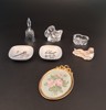 Porslin & glas. Bl.a Royal Copenhagen, Lladro, Skruf m.m.