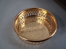 8 Underlägg/coasters, Scandia guld & 4 punchbägare, Scandia silver.