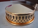 8 Underlägg/coasters, Scandia guld & 4 punchbägare, Scandia silver.