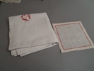 Diverse textil, bonader, dukar.