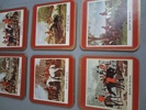 Diverse. Bl.a Mässing, brickor, underlägg, kryddhylla, nysilver.