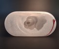 BERTIL VALLIEN. Vas, "Galaxy", 2a sortering, Kosta Boda, osignerad.