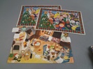 Diverse julkalendrar. 1970/80-talet, mestadels 70 talet.