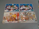 Diverse julkalendrar. 1970/80-talet, mestadels 70 talet.