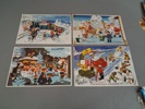 Diverse julkalendrar. 1970/80-talet, mestadels 70 talet.
