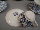10 Kaffekoppar med 12 kaffefat. "Elisabeth", Broadhurst, England.