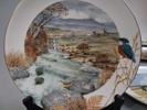 PETER BANETT. 12 Samlartallrikar, Royal Worcester.