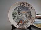 PETER BANETT. 12 Samlartallrikar, Royal Worcester.