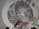 PETER BANETT. 12 Samlartallrikar, Royal Worcester.