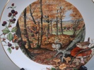 PETER BANETT. 12 Samlartallrikar, Royal Worcester.