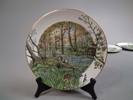 PETER BANETT. 12 Samlartallrikar, Royal Worcester.