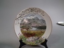 PETER BANETT. 12 Samlartallrikar, Royal Worcester.