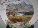 PETER BANETT. 12 Samlartallrikar, Royal Worcester.