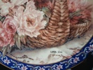 LENE LIU. 9 Samlartallrikar, Porslin. Blomstermotiv.