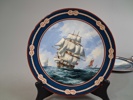 6 Samlartallrikar, "Skepp", Royal Doulton.