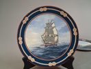 6 Samlartallrikar, "Skepp", Royal Doulton.