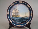 6 Samlartallrikar, "Skepp", Royal Doulton.