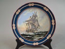 6 Samlartallrikar, "Skepp", Royal Doulton.