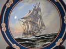 6 Samlartallrikar, "Skepp", Royal Doulton.