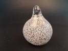 Skulptur. "Fågel", Glas, Etikettmärkt: Polar glasbruk AB, Haparanda.