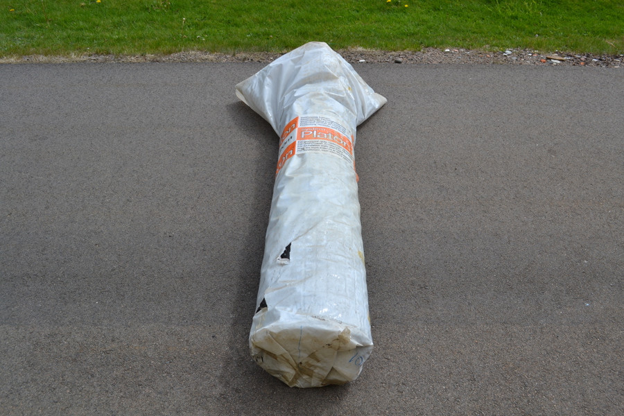 Grundisoleringsmatta. Plator, 2,07x20m.