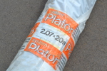 Grundisoleringsmatta. Plator, 2,07x20m.