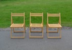 3 Klappstolar. "Robban", IKEA.