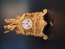 BORDSPENDYL. Viel & Delrus, Förgylld brons, 1800-talet.