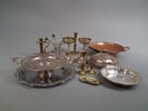 Diverse koppar, nysilver, mässing m.m.
