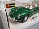 Burago. Samlarbil Porsche 356B Cabriolet (1961), Skala 1/18.