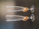 2 Champagneglas. "Neptus", Darryle Hinz. Royal Copenhagen.