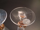 2 Champagneglas. "Neptus", Darryle Hinz. Royal Copenhagen.