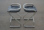 BÖRJE LINDAU & BO LINDEKRANTS. 2 Barstolar, "s70-3", Lammhults.