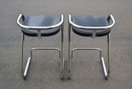BÖRJE LINDAU & BO LINDEKRANTS. 2 Barstolar, "s70-3", Lammhults.