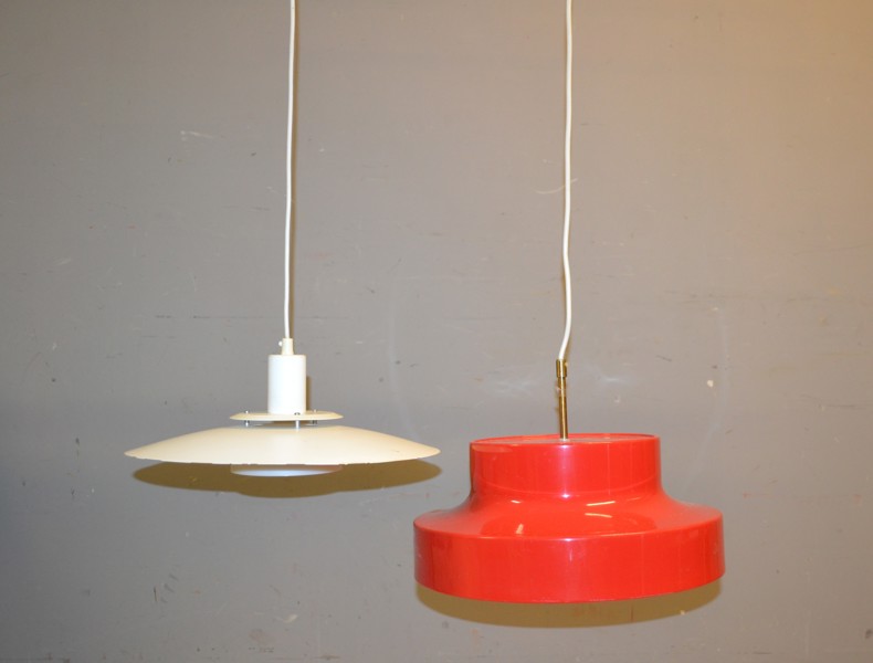 2 Taklampor. Falkenbergs Belysning & Design Light Danmark.